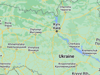 Map showing location of Fastiv (50.0767, 29.9177)