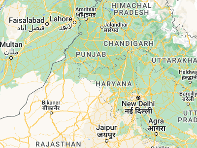 Map showing location of Fatehābād (29.51171, 75.45515)