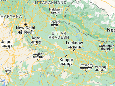 Map showing location of Fatehgarh (27.36462, 79.63123)