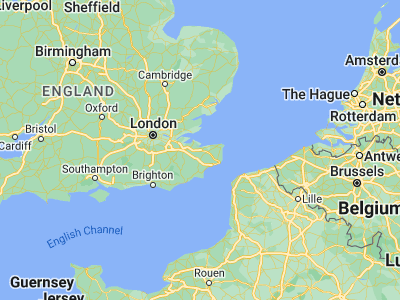 Map showing location of Faversham (51.3148, 0.88856)