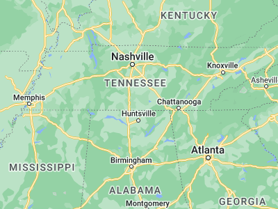 Map showing location of Fayetteville (35.15203, -86.57055)