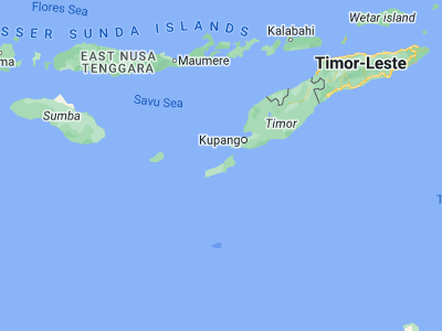 Map showing location of Feapopi (-10.6777, 123.1116)