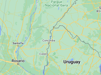 Map showing location of Federación (-31.00621, -57.89962)