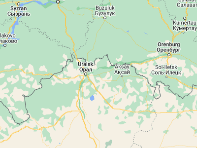 Map showing location of Fedorovka (51.22102, 51.95723)