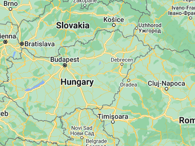 Map showing location of Fegyvernek (47.26667, 20.53333)