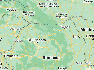 Map showing location of Feldru (47.28333, 24.6)