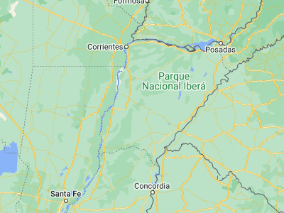 Map showing location of Felipe Yofré (-29.10226, -58.33772)