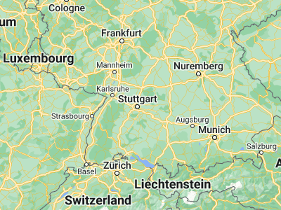 Map showing location of Fellbach (48.80912, 9.27697)