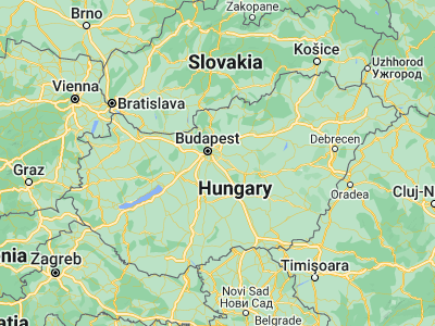 Map showing location of Felsőpakony (47.34328, 19.23698)