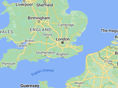 Map showing location of Feltham (51.4462, -0.41388)