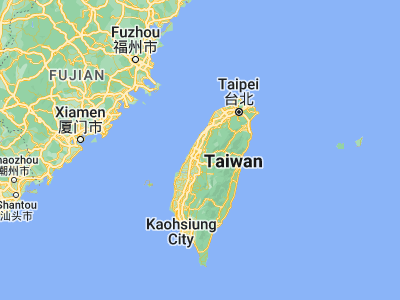 Map showing location of Fengyuan (24.25, 120.71694)