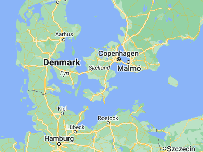 Map showing location of Fensmark (55.27919, 11.80382)