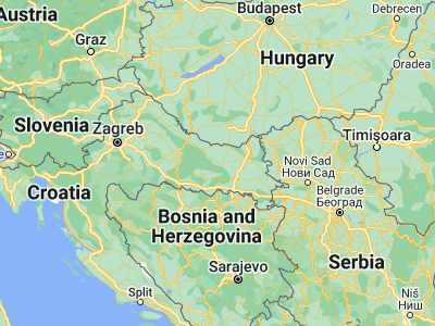 Map showing location of Feričanci (45.52889, 17.97583)