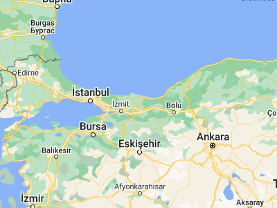 Map showing location of Ferizli (40.94082, 30.48583)