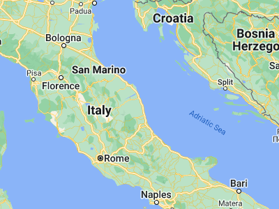Map showing location of Fermo (43.16466, 13.72329)