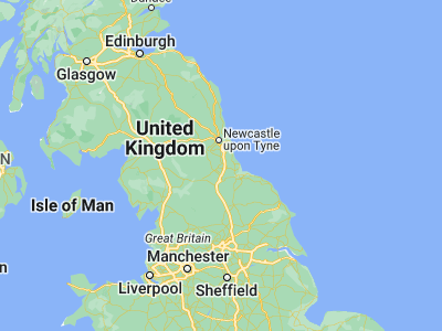 Map showing location of Ferryhill (54.68333, -1.55)