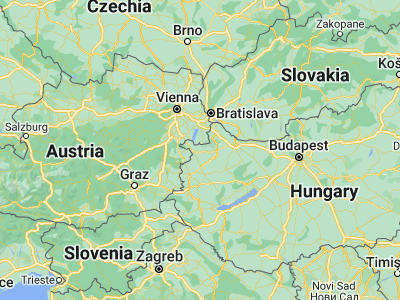 Map showing location of Fertőd (47.62173, 16.87088)