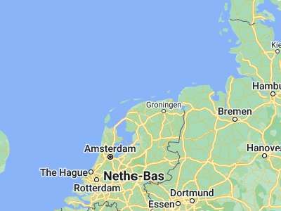 Map showing location of Ferwert (53.33784, 5.82533)