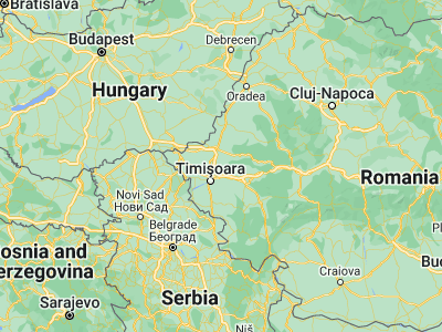 Map showing location of Fibiş (45.97139, 21.41833)