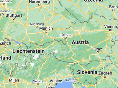 Map showing location of Fieberbrunn (47.48333, 12.55)