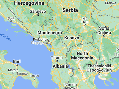Map showing location of Fierzë (42.26056, 20.01694)
