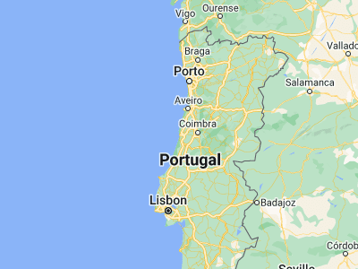 Map showing location of Figueira da Foz (40.15085, -8.86179)