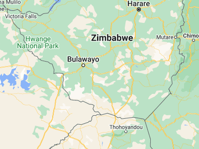 Map showing location of Filabusi (-20.53333, 29.28502)
