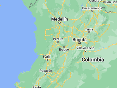 Map showing location of Filandia (4.67472, -75.65833)