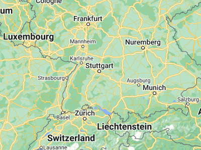 Map showing location of Filderstadt (48.65698, 9.22049)