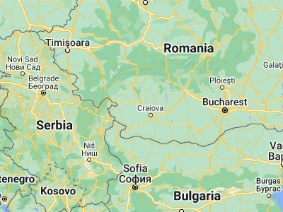 Map showing location of Filiaşi (44.55, 23.51667)