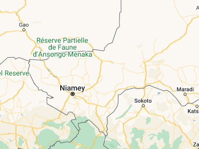 Map showing location of Filingué (14.3521, 3.3168)