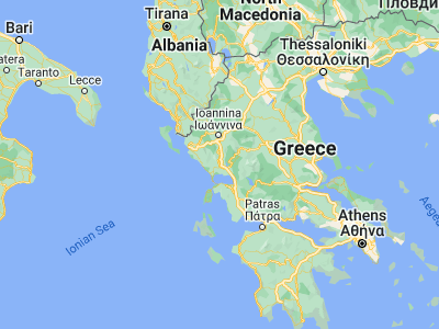 Map showing location of Filippiáda (39.20472, 20.88222)