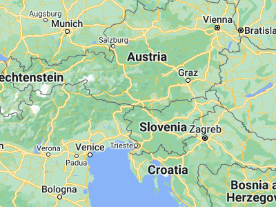 Map showing location of Finkenstein am Faaker See (46.56556, 13.86528)