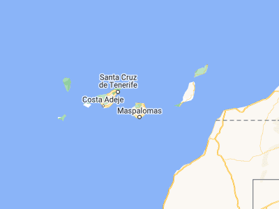Map showing location of Firgas (28.10711, -15.56299)