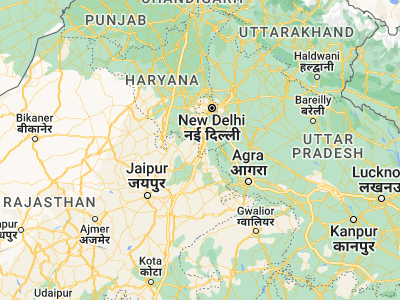 Map showing location of Fīrozpur Jhirka (27.78913, 76.94297)