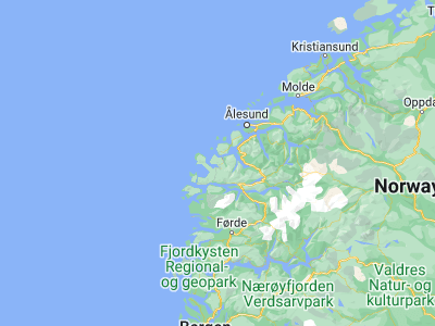 Map showing location of Fiskå (62.10059, 5.55788)