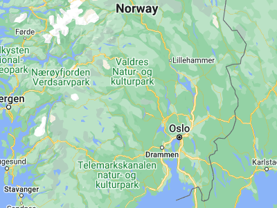 Map showing location of Flå (60.43021, 9.46197)