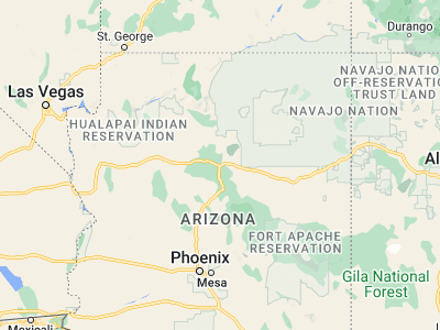 Map showing location of Flagstaff (35.19807, -111.65127)