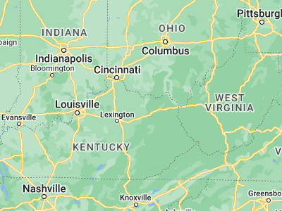 Map showing location of Flemingsburg (38.4223, -83.73381)