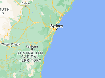 Map showing location of Flinders (-34.58333, 150.85516)
