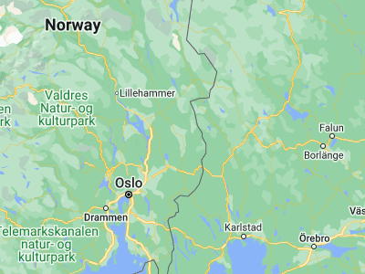 Map showing location of Flisa (60.60922, 12.01543)