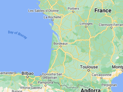 Map showing location of Floirac (44.83238, -0.51411)