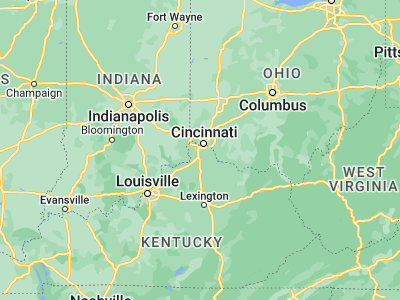 Map showing location of Florence (38.99895, -84.62661)