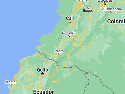 Map showing location of Florencia (1.68318, -77.0733)