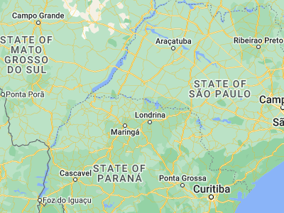 Map showing location of Florestópolis (-22.86333, -51.38722)