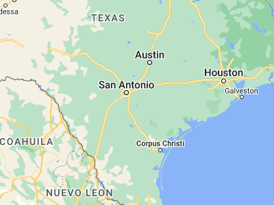 Map showing location of Floresville (29.13358, -98.15612)