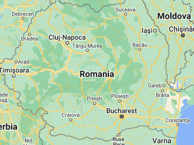 Map showing location of Fogarasch (45.85, 24.96667)
