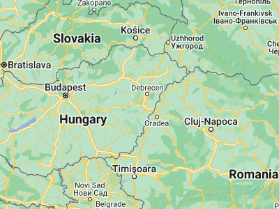 Map showing location of Földes (47.3, 21.36667)