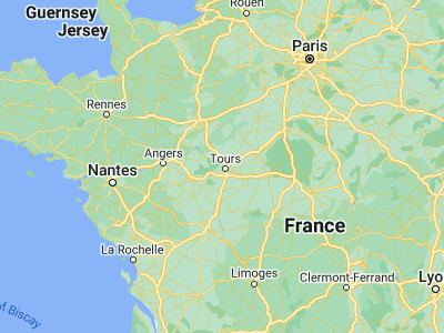 Map showing location of Fondettes (47.4035, 0.59686)