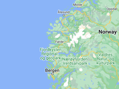 Map showing location of Førde (61.45217, 5.85717)
